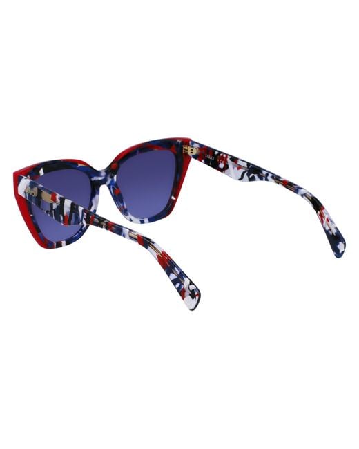 Liu Jo Black Lj784S 435 Sunglasses Acetate Butterfly Normal Shaded