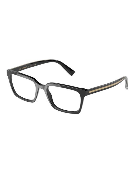 Dolce & Gabbana Black Dg3337 501 Optical Frames Plastic Squared for men