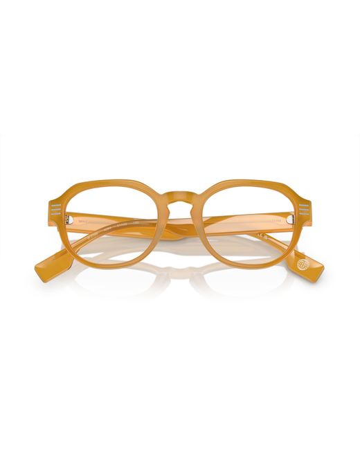 Burberry Black Be2386 4094 Optical Frames Acetate Transparent Round Normal for men