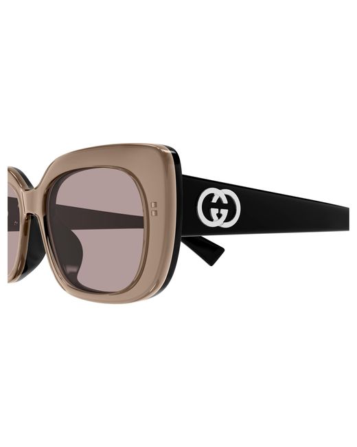 Gucci Black Gg1979Sk 004 Sunglasses Acetate Squared