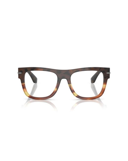 Dolce & Gabbana Black Dg3407 3438 Optical Frames Acetate Transparent Squared Normal for men
