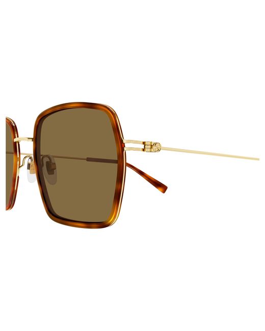 Gucci Black Gg1848S 002 Sunglasses Injected Squared
