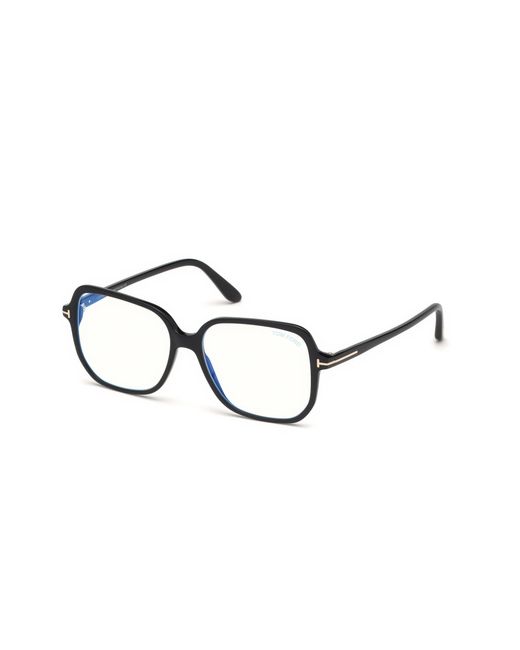 Tom Ford Black Ft5578-B 001 Optical Frames Acetate Geometric Normal