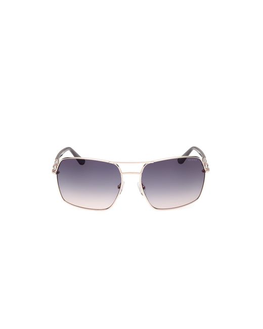 Guess Black Gu00159 28W Sunglasses Metal Squared Normal