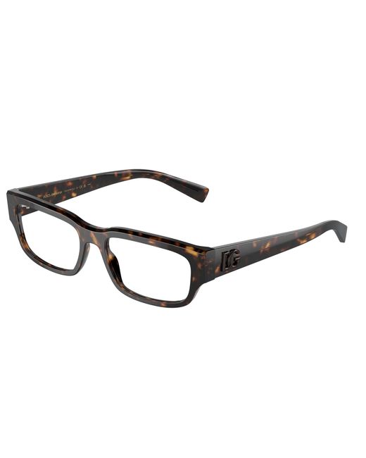 Dolce & Gabbana Black Dg3381 502 Optical Frames Acetate Transparent Squared Normal for men