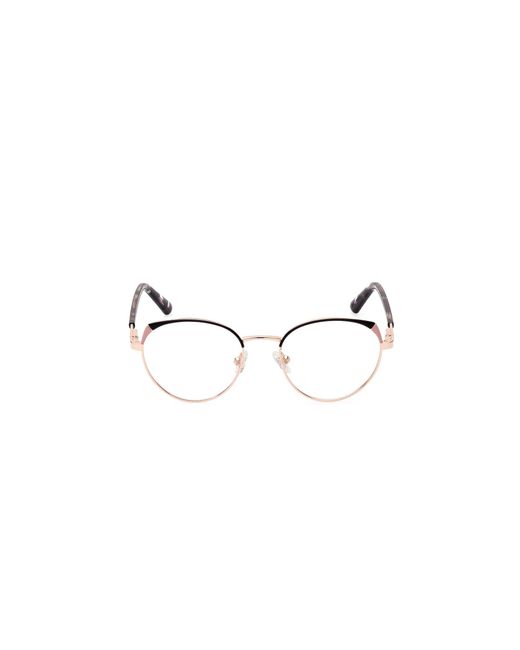 Guess Black Gu8273 028 Optical Frames Aluminum Round Normal
