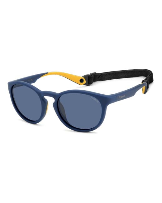 Polaroid Black Pld 7050/S Pjp/C3 Sunglasses Plastic Round Polarized