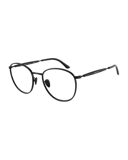 Giorgio Armani Black Ar5161J 3001 Optical Frames Metal Pantos Normal for men