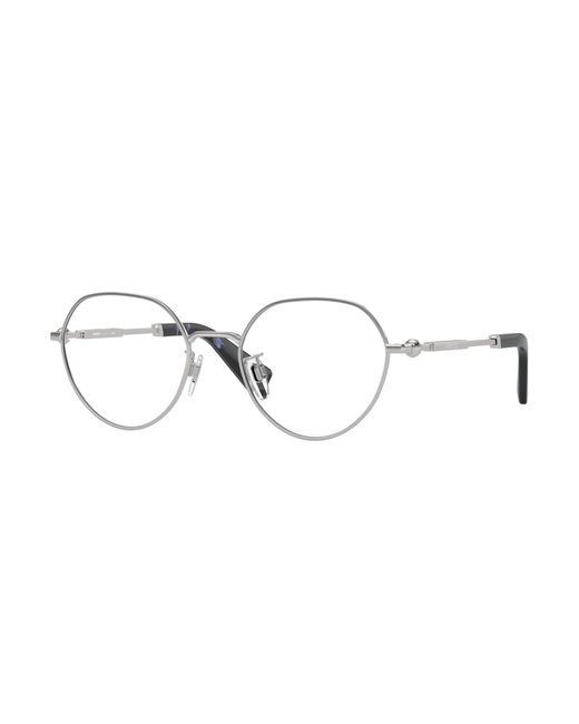Burberry Black Be1388D 1005 Optical Frames Metal Transparent Round Normal for men