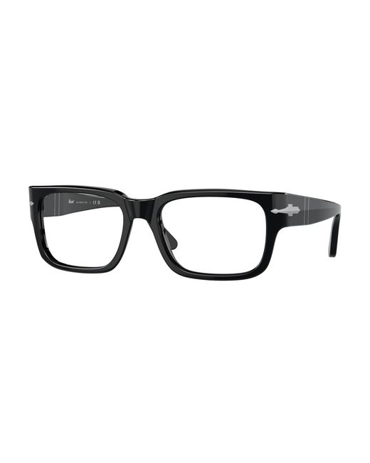 Persol Black Po3315V 95 Optical Frames Acetate Transparent Squared Normal for men