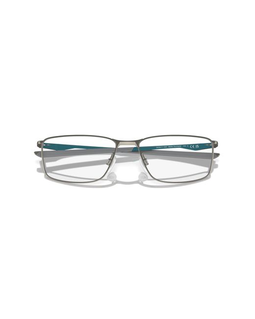 Oakley Black Ox3217 Socket 5.0 321720 Optical Frames Metal Transparent Squared Normal for men