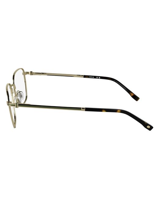 Lacoste Black L2311 714 Optical Frames Metal Squared Normal for men