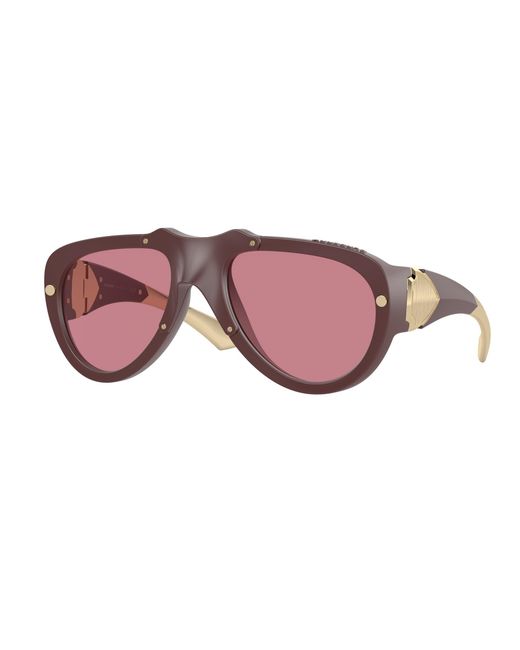 Burberry Black Be4433U 414075 Sunglasses Injected Pilot Normal