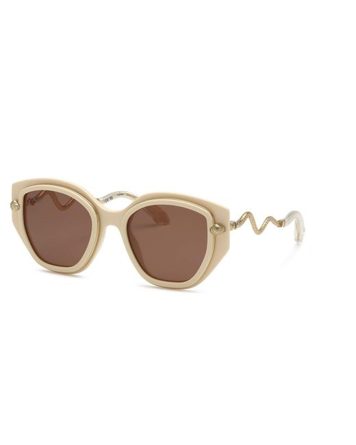 Roberto Cavalli Black Src096M 09X7 Sunglasses Acetate Butterfly Normal