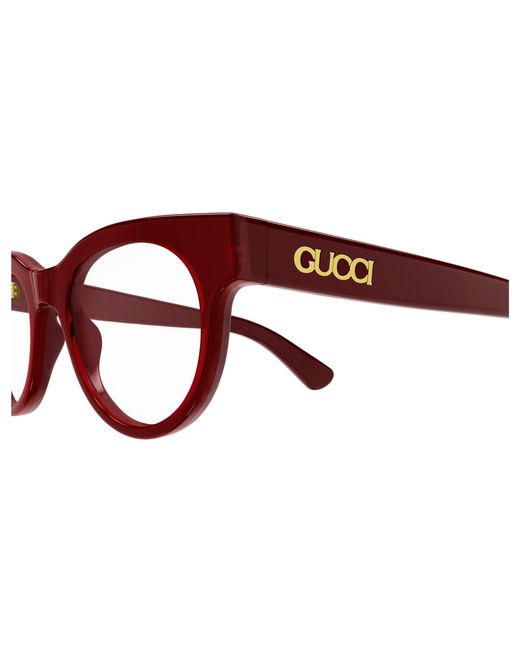 Gucci Black Gg1792O 004 Optical Frames Acetate Transparent Round