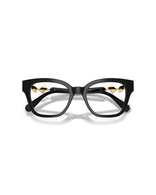 Swarovski Black Sk2048 1001 Optical Frames Acetate Squared Normal