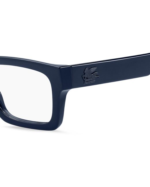 Etro Black 0082 Pjp Optical Frames Polyamide Squared Normal