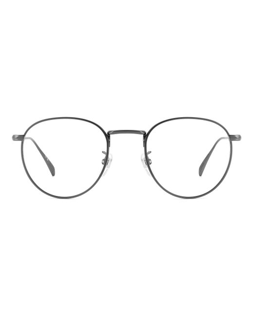 David Beckham Black Db 1147 Svk Optical Frames Titanium Round for men