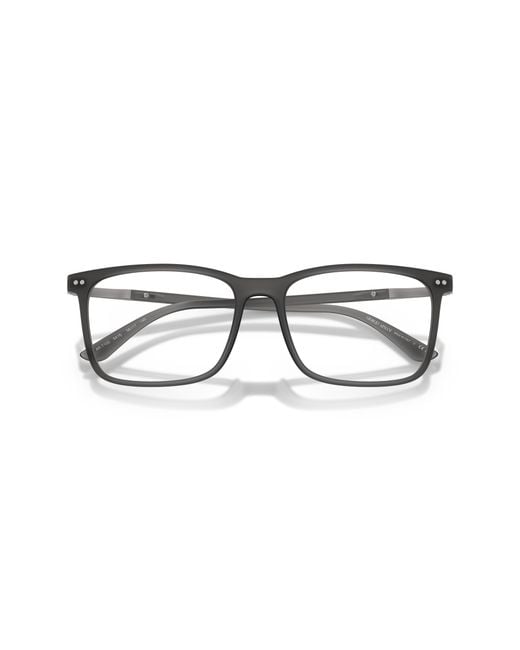 Giorgio Armani Black Ar7122 6416 Optical Frames Nylon Transparent Squared Normal for men