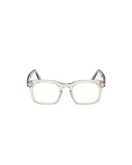 Tom Ford Black Ft6025-B 020 Optical Frames Acetate Squared Normal for men