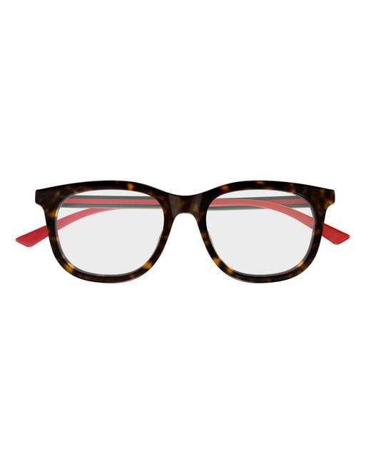 Gucci Black Gg1990O 006 Optical Frames Acetate Transparent Squared