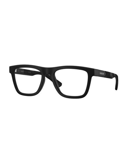 Burberry Black Be2452U 3464 Optical Frames Injected Transparent Squared Normal for men