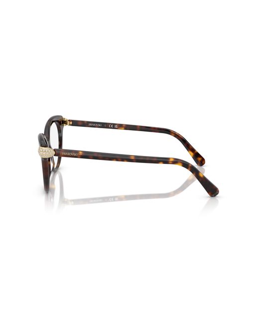Swarovski Black Sk2046 1002 Optical Frames Acetate Pantos Normal