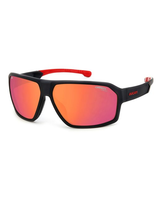Carrera DUCATI Black Carduc 020/S Oit/Uz Sunglasses Plastic Squared Mirrored for men