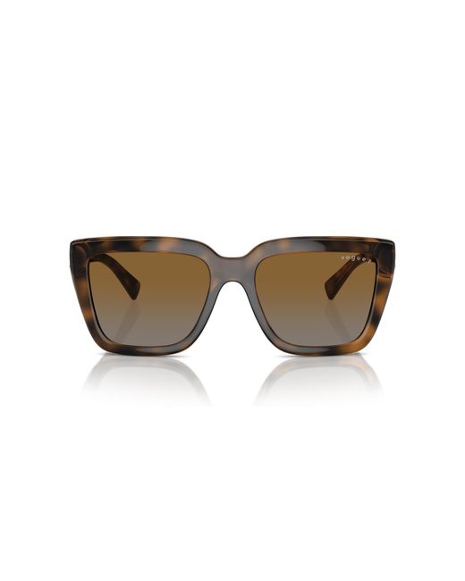 Vogue Eyewear Black Vo5575Sb 2386T5 Sunglasses Nylon Butterfly Polarized Shaded