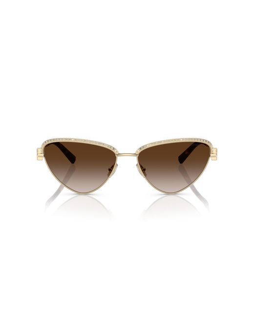 Tiffany & Co Black Tf3107Kb 62123B Sunglasses Metal Geometric Normal Shaded