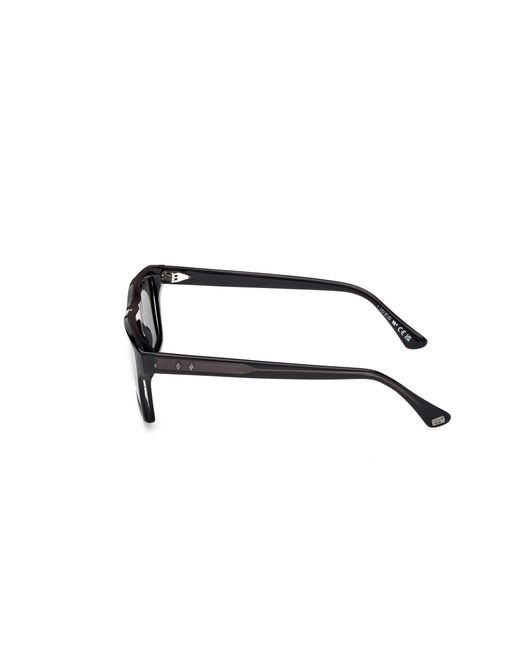 Web Black We0383 05D Sunglasses Acetate Smoke Squared Polarized for men
