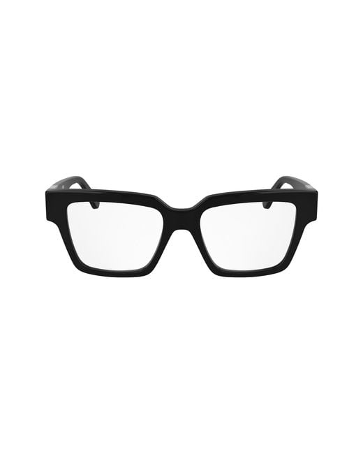 Karl Lagerfeld Black Kl6196 001 Optical Frames Acetate Squared Normal