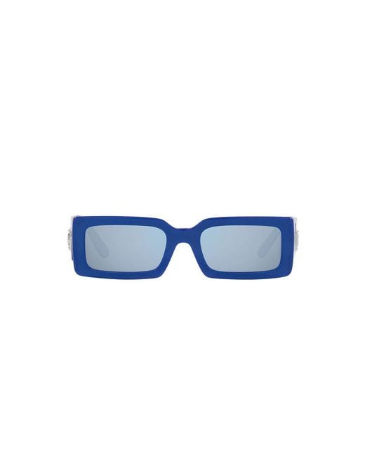 Dolce & Gabbana Blue Dg4416 337833 Sunglasses Plastic Light/ Squared Mirrored