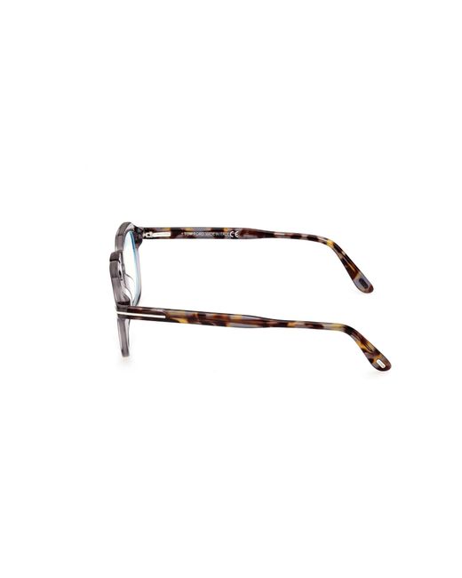 Tom Ford Black Ft5836-B 020 Optical Frames Acetate Geometric Normal for men