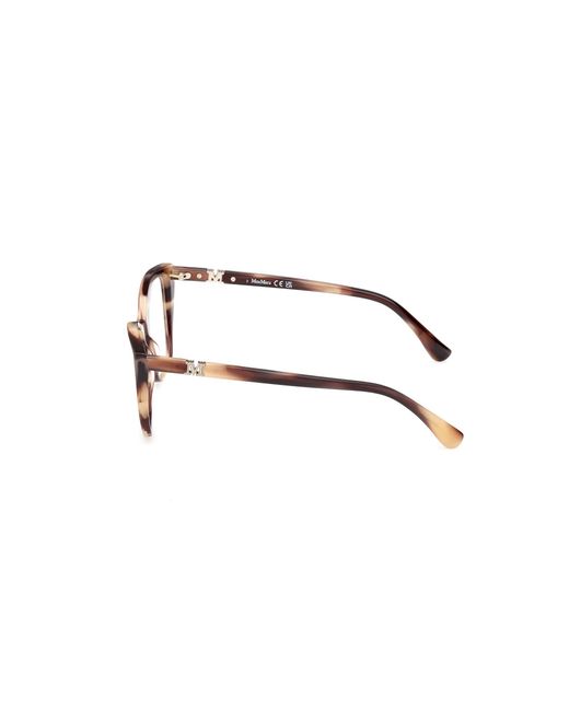 Max Mara Black Mm5036 047 Optical Frames Acetate Squared Normal