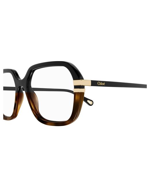 Chloé Black Ch0205O 003 Optical Frames Acetate Squared