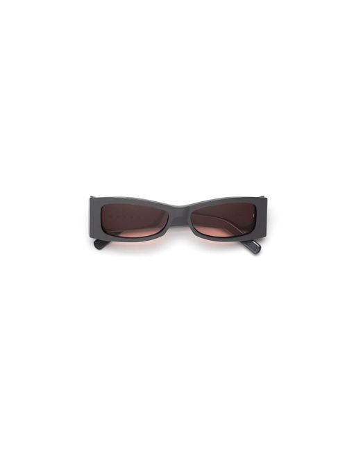 Marni Black Sei Zokoa Solid Sunglasses Acetate Squared