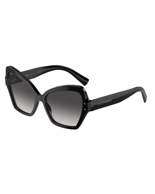 Dolce & Gabbana Black Dg4463 501/8G Sunglasses Acetate Butterfly Normal Shaded