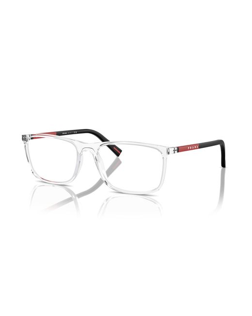 Prada Linea Rossa Black Ps 03Qv 2Az1O1 Optical Frames Injected Squared Normal for men