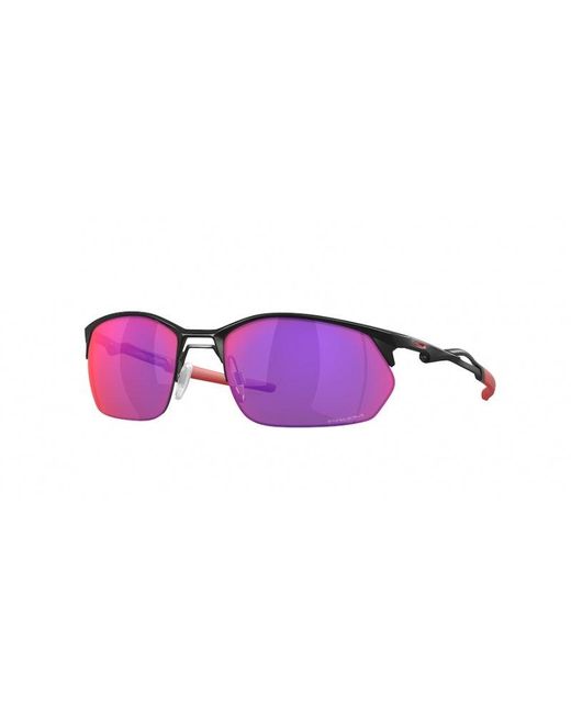 Oakley Purple Oo4145 Wire Tap 2.0 414510 Sunglasses Metal Rd Squared Prizm for men