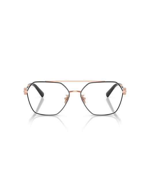 Tiffany & Co Black Tf1169 6105 Optical Frames Steel Geometric Normal