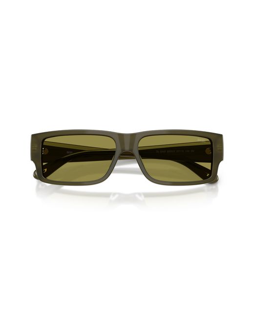 DIESEL Green Dl2003 2024/2 Sunglasses Acetate Squared Normal for men