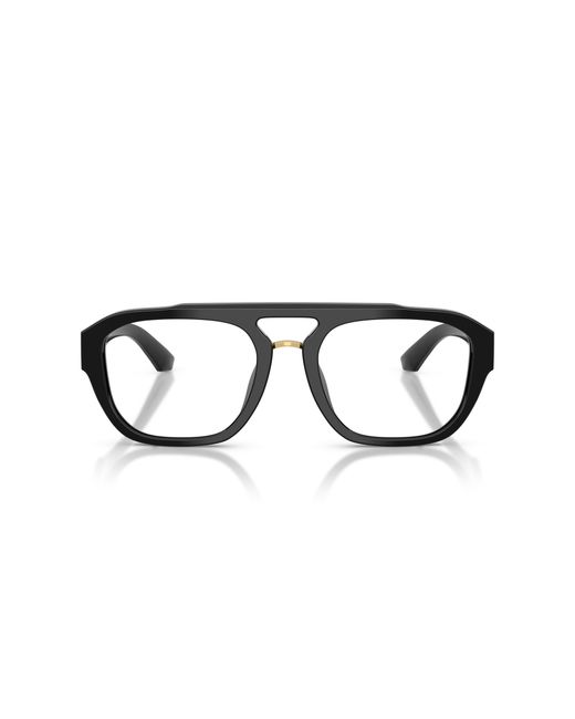 Dolce & Gabbana Black Dg3415 501 Optical Frames Acetate Pilot Normal for men