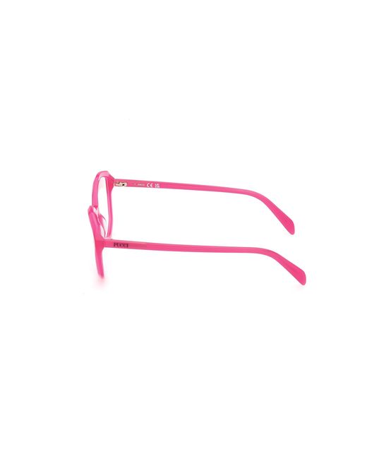 Emilio Pucci Black Ep5238 075 Optical Frames Acetate Geometric Normal