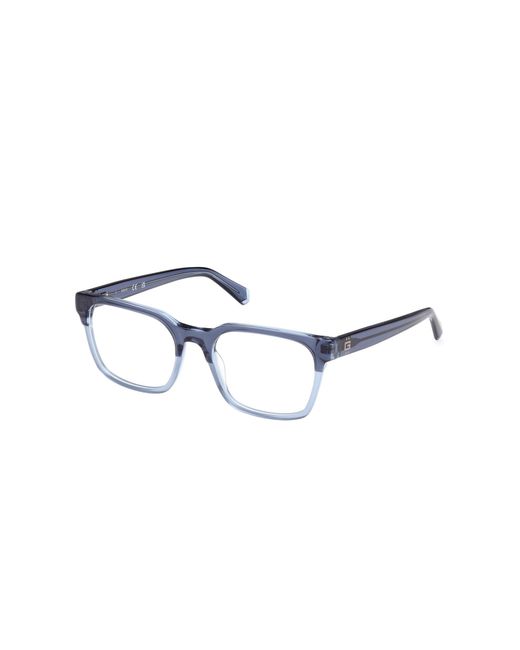 Guess Black Gu50094 092 Optical Frames Acetate Squared Normal for men