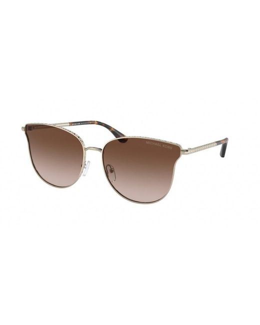 Michael Kors Metallic Mk1120 Salt Lake City 101413 Sunglasses Metal Round Normal Shaded