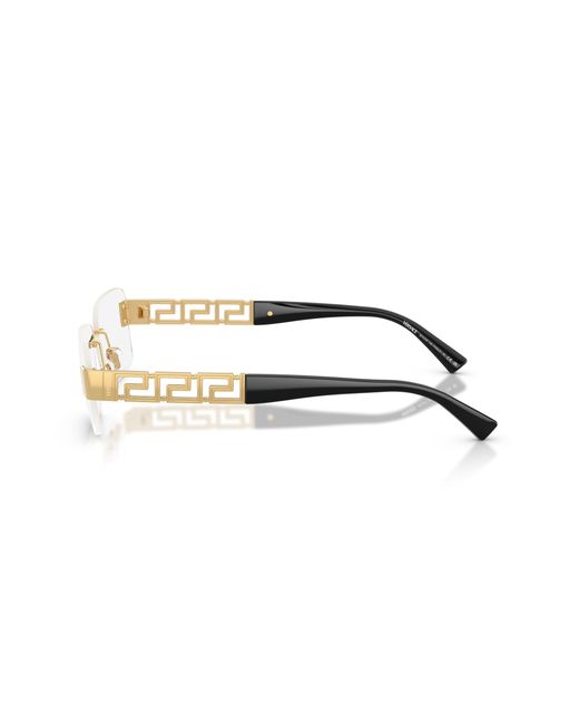 Versace Black Ve1310 1002 Optical Frames Metal Pillow Normal for men