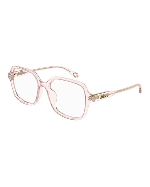 Chloé Black Ch0277Oa 003 Optical Frames Acetate Transparent Squared