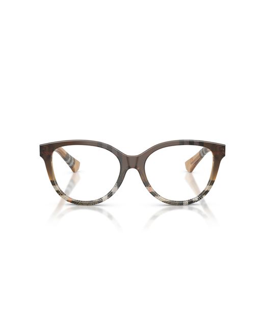 Burberry Black Be2456 4202 Optical Frames Acetate Transparent Cat Eye Normal
