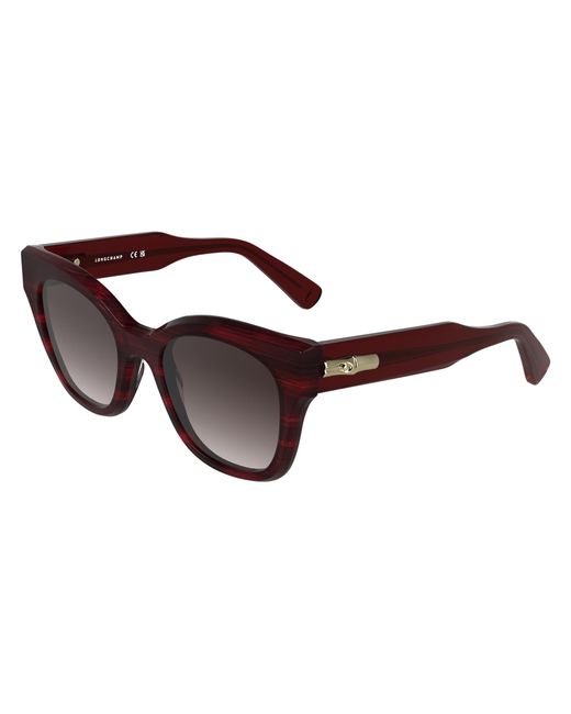 Longchamp Black Lo791S 614 Sunglasses Acetate Squared Normal Shaded